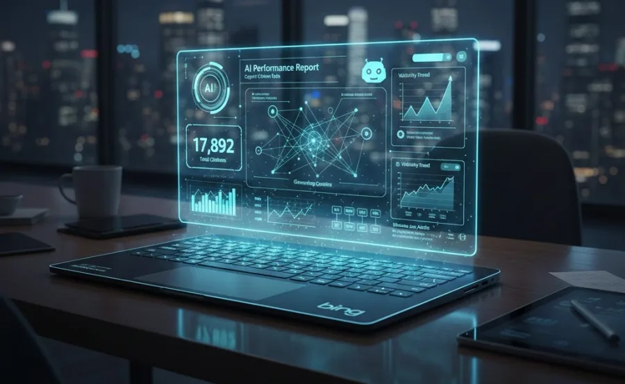 informe de IA en Bing Webmaster Tools